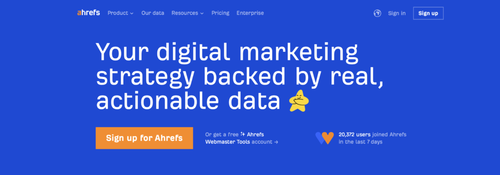 Ahrefs SEO tool