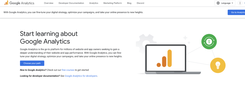 Google Analytics SEO tool