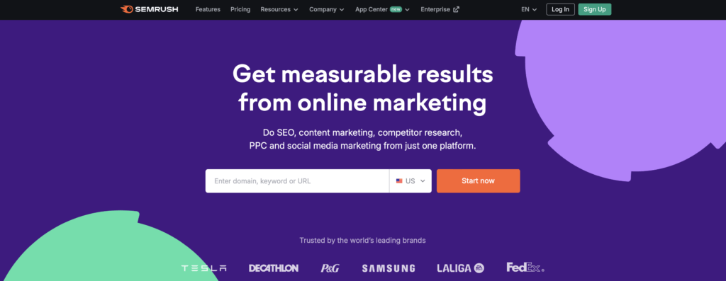 Semrush SEO tool